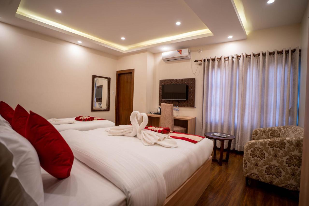 Airport Himalaya Boutique Hotel กาฐมาณฑุ ภายนอก รูปภาพ